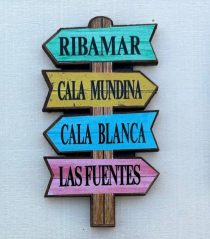 Imán Poste Ribamar-Cala Mundina-Cala Blanca-Las Fuentes