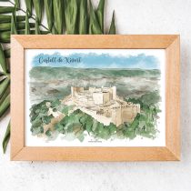 Lámina Castillo de Xivert día